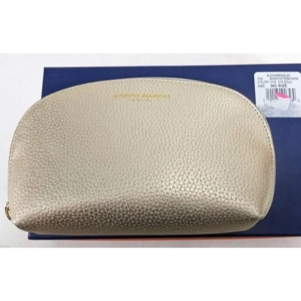 Campo Marzio pebbled Italian Leather Pouch Clutch Makeup Jewelry Handbag